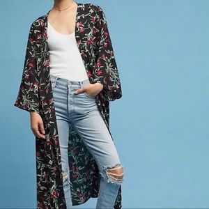 ANTHRO floreat kimono